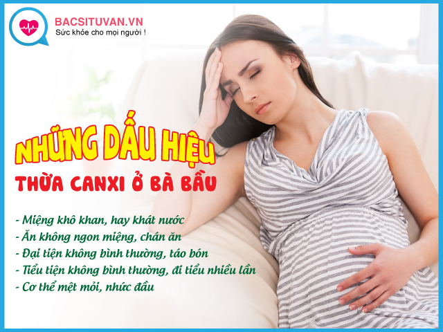 Mẹ bầu cần chú ý những biểu hiện thừa canxi khi mang thai