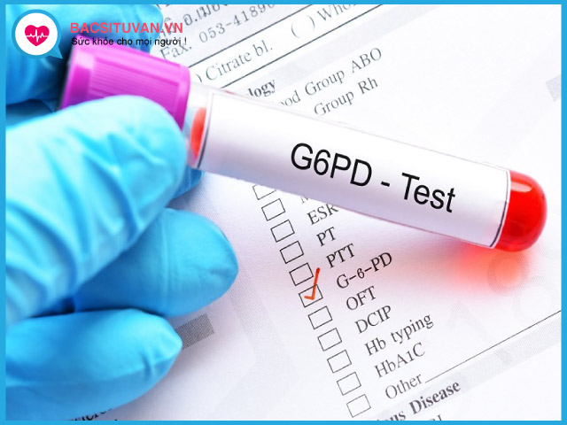 Chẩn đoán thiếu máu do thiếu men G6PD