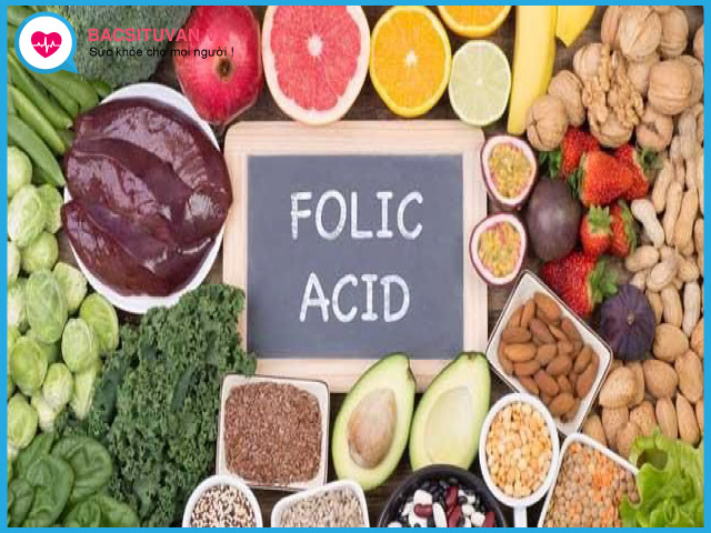 Nguyên nhân gây thiếu máu do thiếu folate do ăn không đủ các loại thực phẩm có acid folic