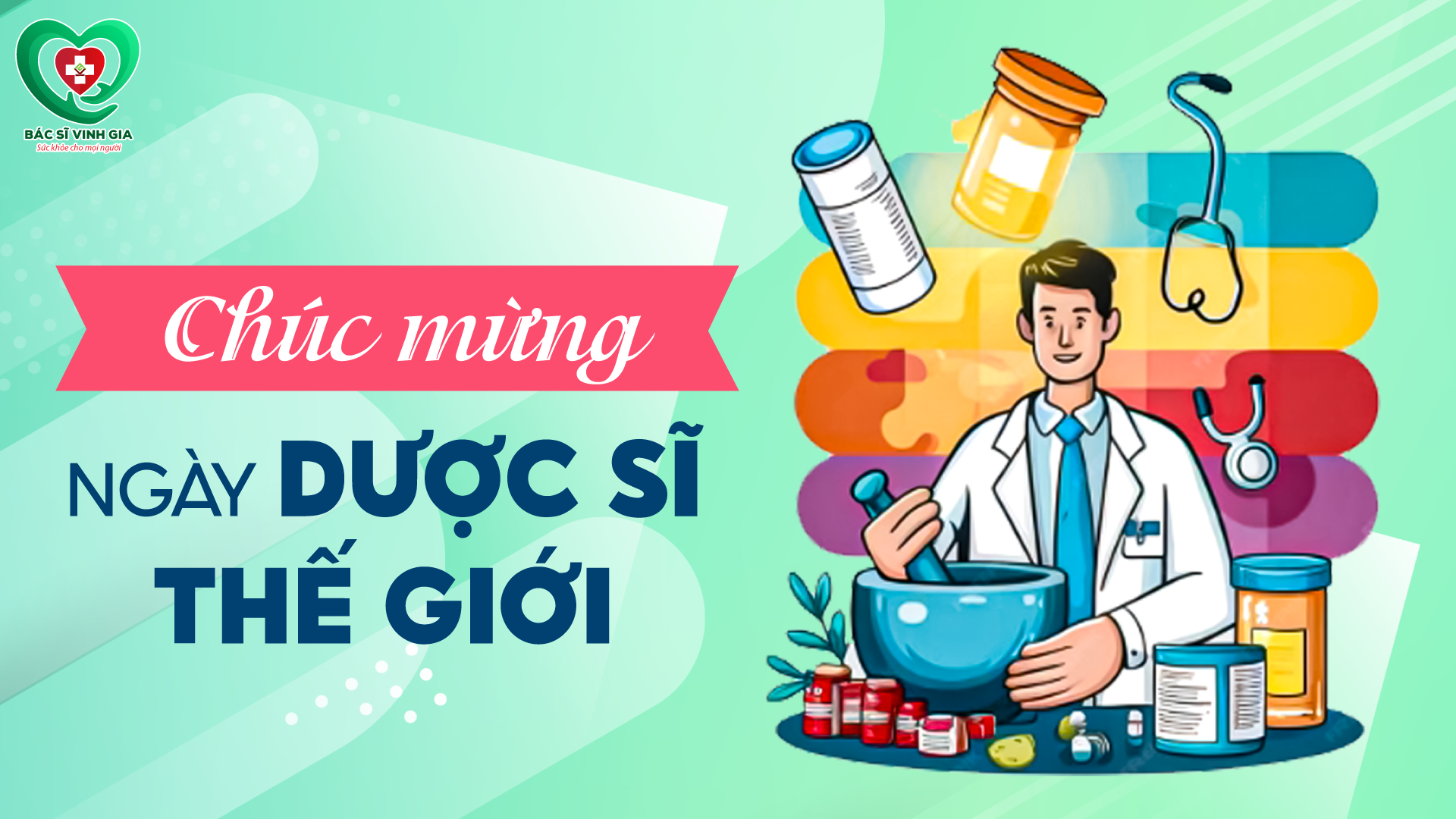 Chúc mừng Ngày Dược sĩ Thế giới 25/9/2025 
