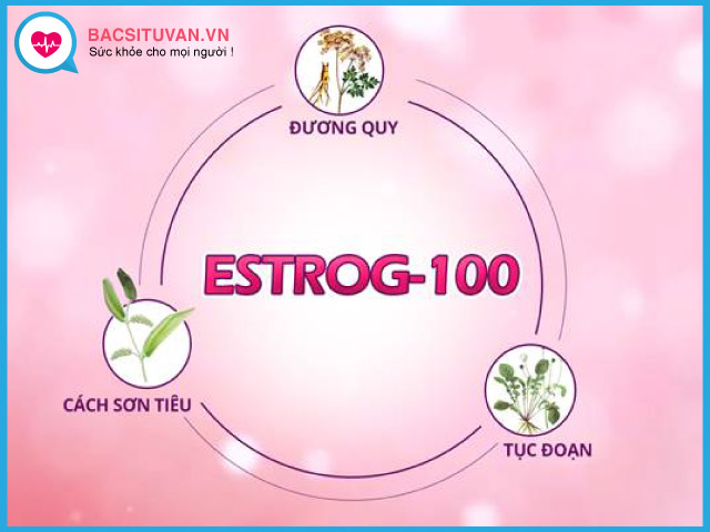 Cân bằng nội tiết tố nữ bằng cách bổ sung estrog-100 từ thảo dược
