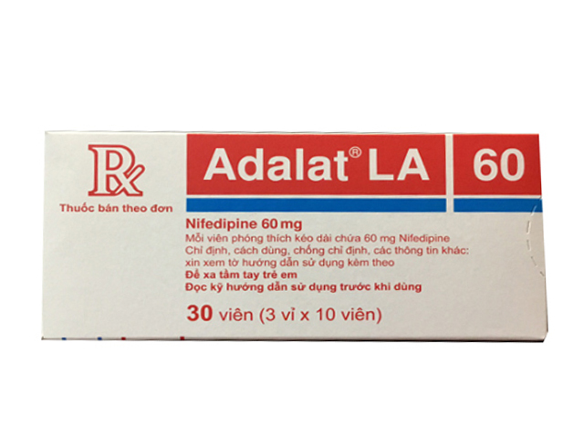 Thuốc Adalat LA 60mg - Liều dùng, công dụng và cách dùng hiệu quả